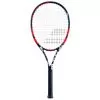 Babolat Evoke 105 Strung Tennis Racquet (Black/Orange)