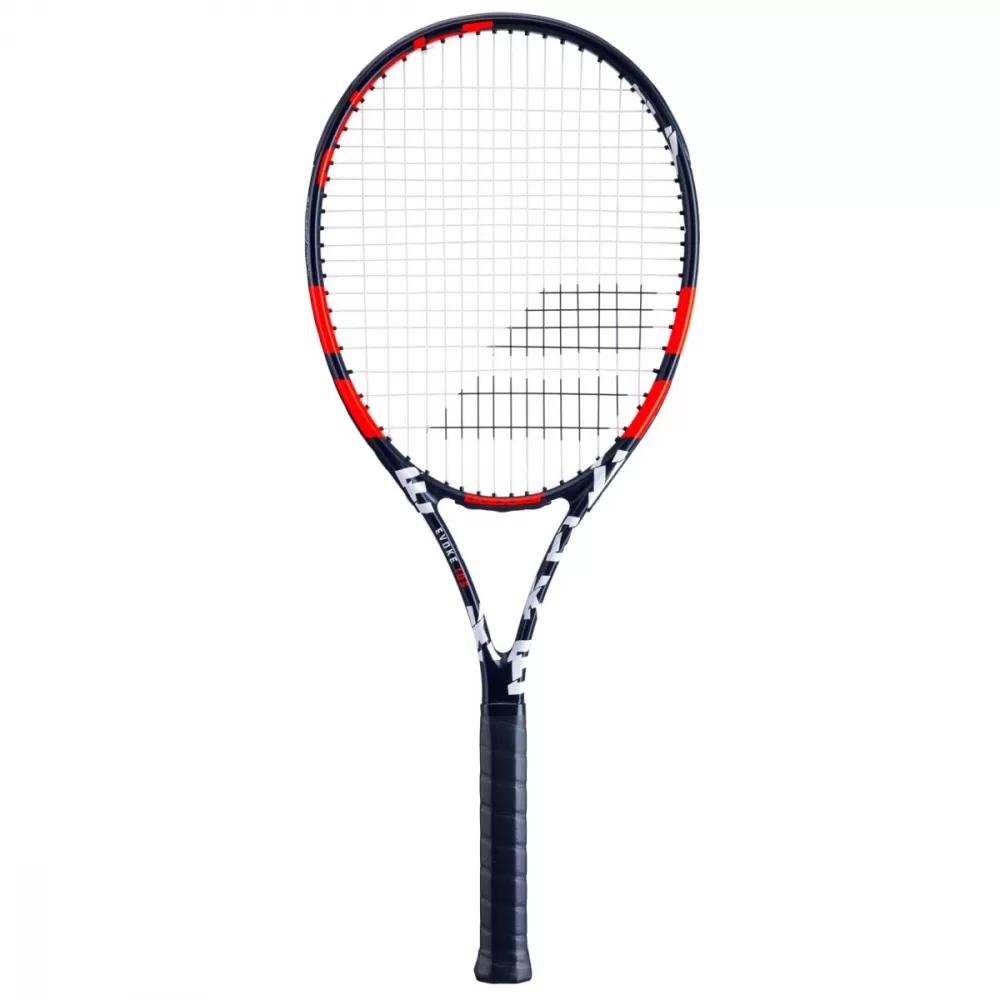 Babolat Evoke 105 Strung Tennis Racquet (Black/Orange)