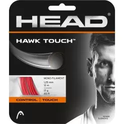 Head Hawk Touch 17g Tennis String, Red (Set)
