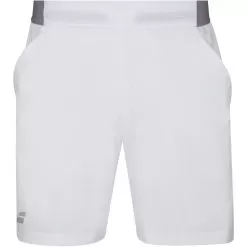 Babolat Men’s Compete Tennis Shorts W/ 7 Inch Inseam & Performance Polyester (White/White)