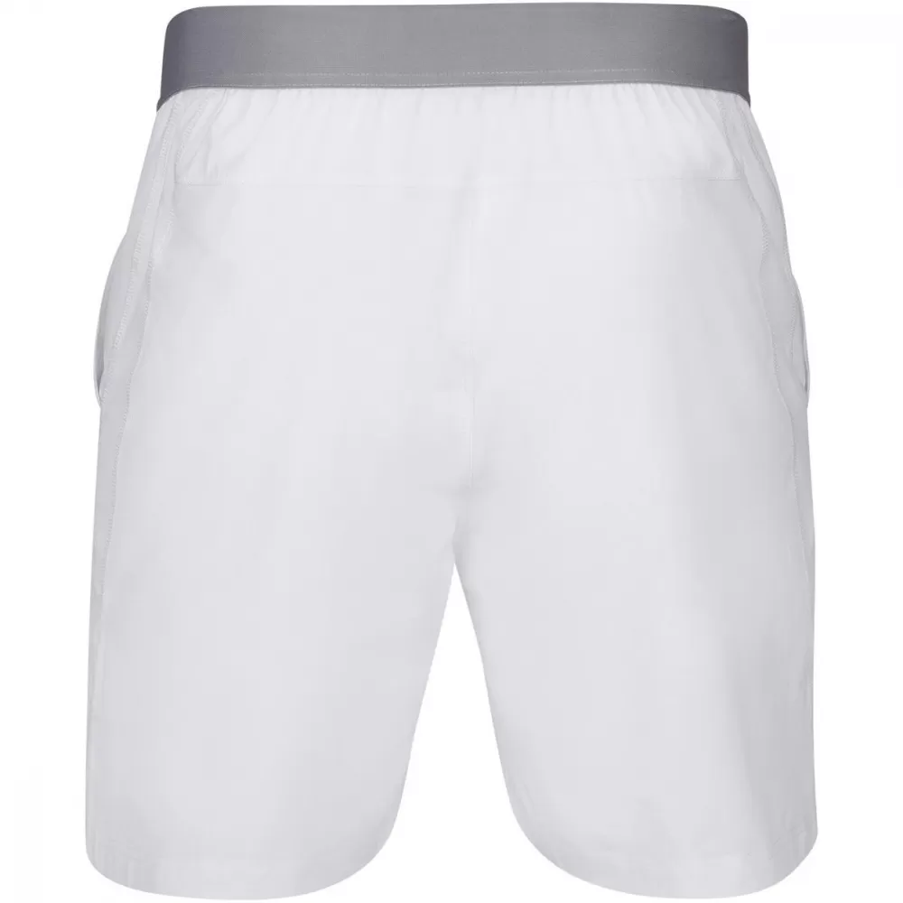 Babolat Men’s Compete Tennis Shorts W/ 7 Inch Inseam & Performance Polyester (White/White) 2 Babolat Men’s Compete Tennis Shorts W/ 7 Inch Inseam & Performance Polyester (White/White) - Image 2