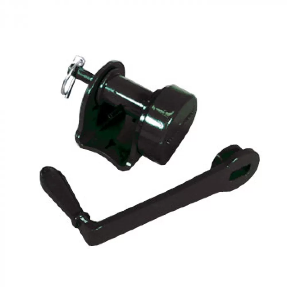 Douglas Deluxe Replacement Reel For External Wind Tennis Posts (Black) 1 Douglas Deluxe Replacement Reel For External Wind Tennis Posts (Black)