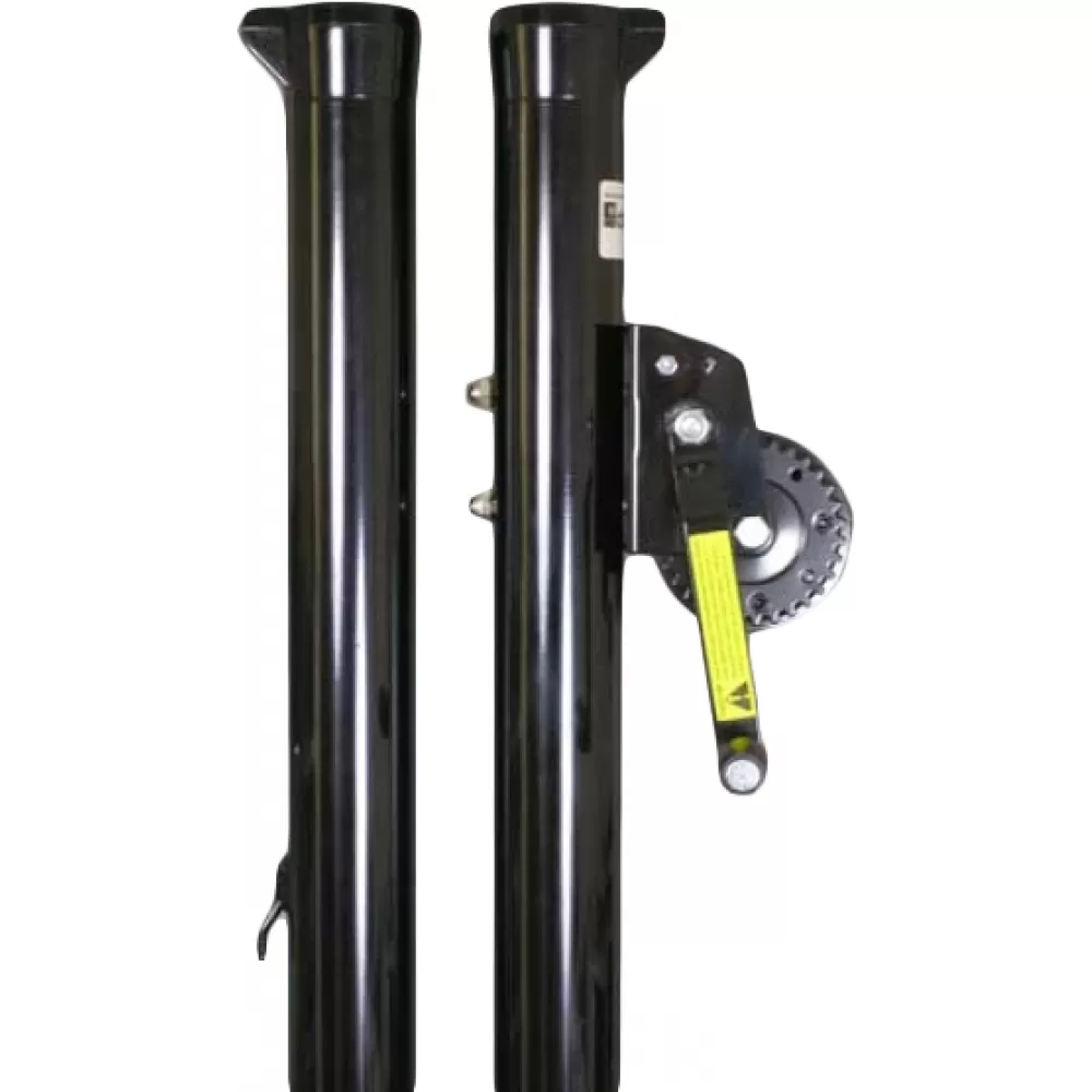 Douglas Sidewinder 2-7/8 Inch Tennis Post W/ External Wind (Black) 1 Douglas Sidewinder 2-7/8 Inch Tennis Post W/ External Wind (Black)