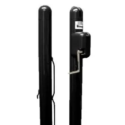 Douglas DTP-37 Black Tennis Post W/ Internal Wind