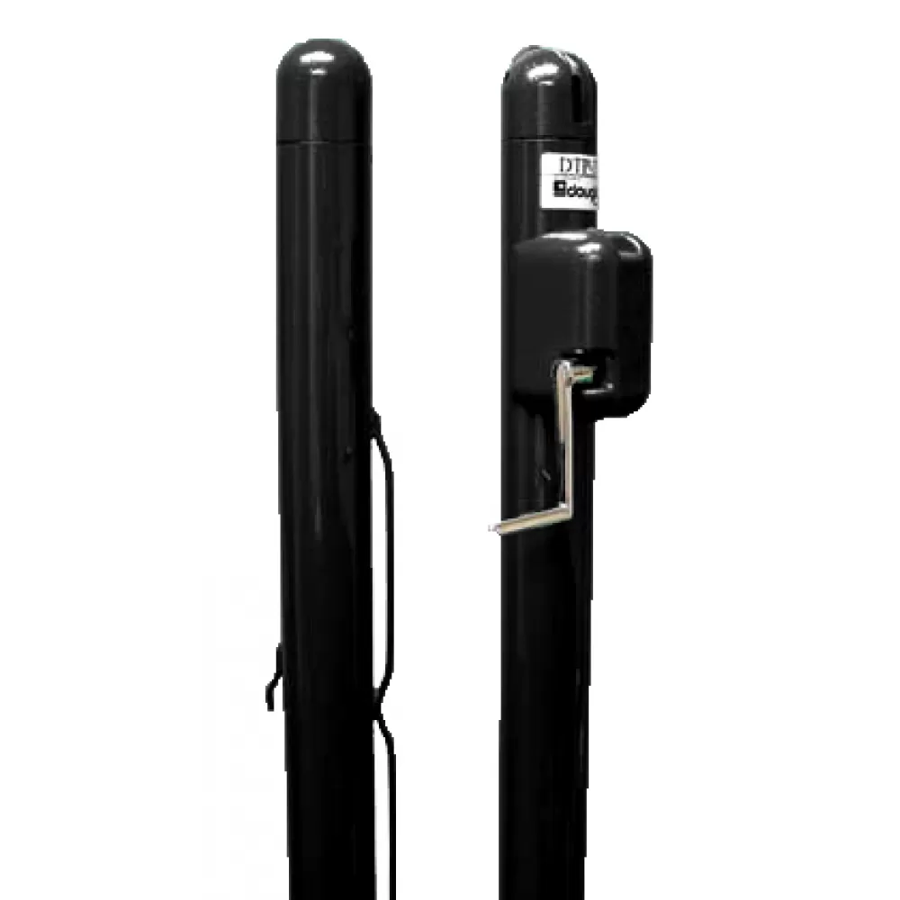 Douglas DTP-37 Black Tennis Post W/ Internal Wind 1 Douglas DTP-37 Black Tennis Post W/ Internal Wind
