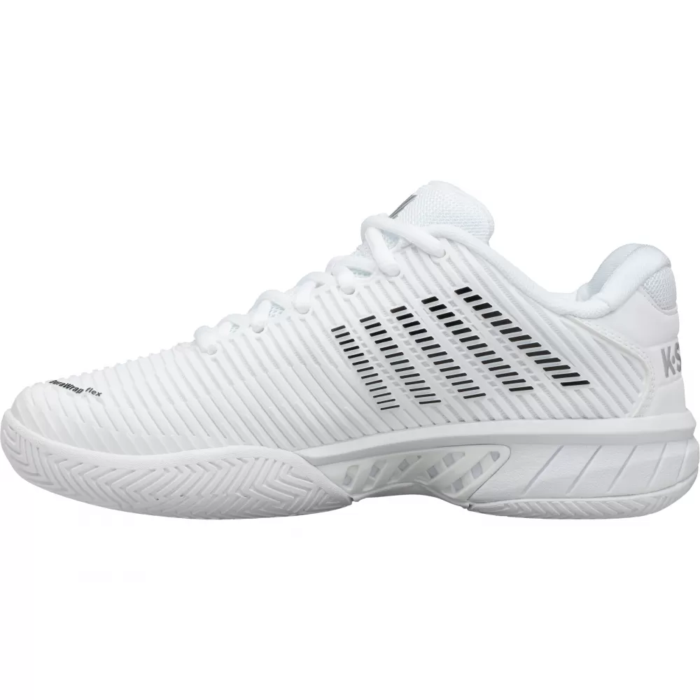 K-Swiss Women’s Hypercourt Express 2 Tennis Shoe (White/Black) 2 K-Swiss Women’s Hypercourt Express 2 Tennis Shoe (White/Black) - Image 2