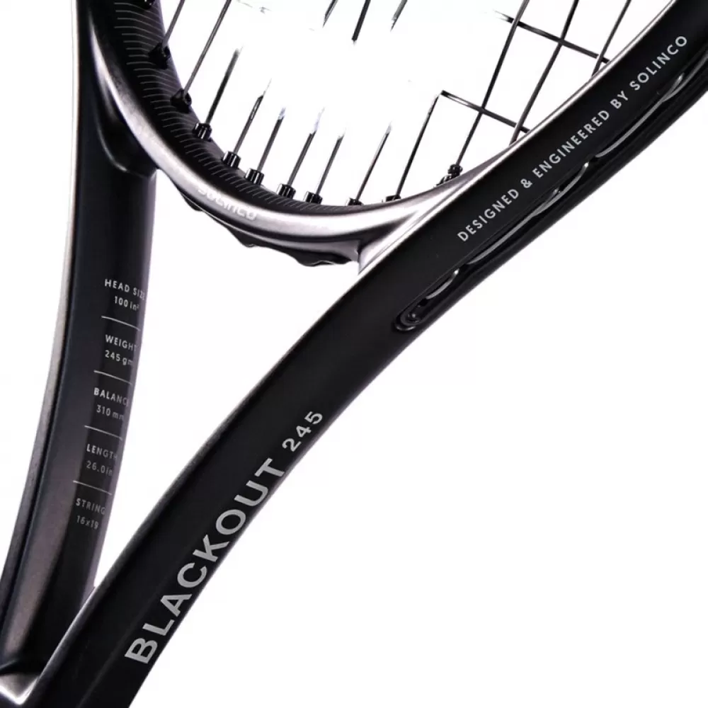 Solinco Blackout 245 (100) Tennis Racquet 3 Solinco Blackout 245 (100) Tennis Racquet - Image 3