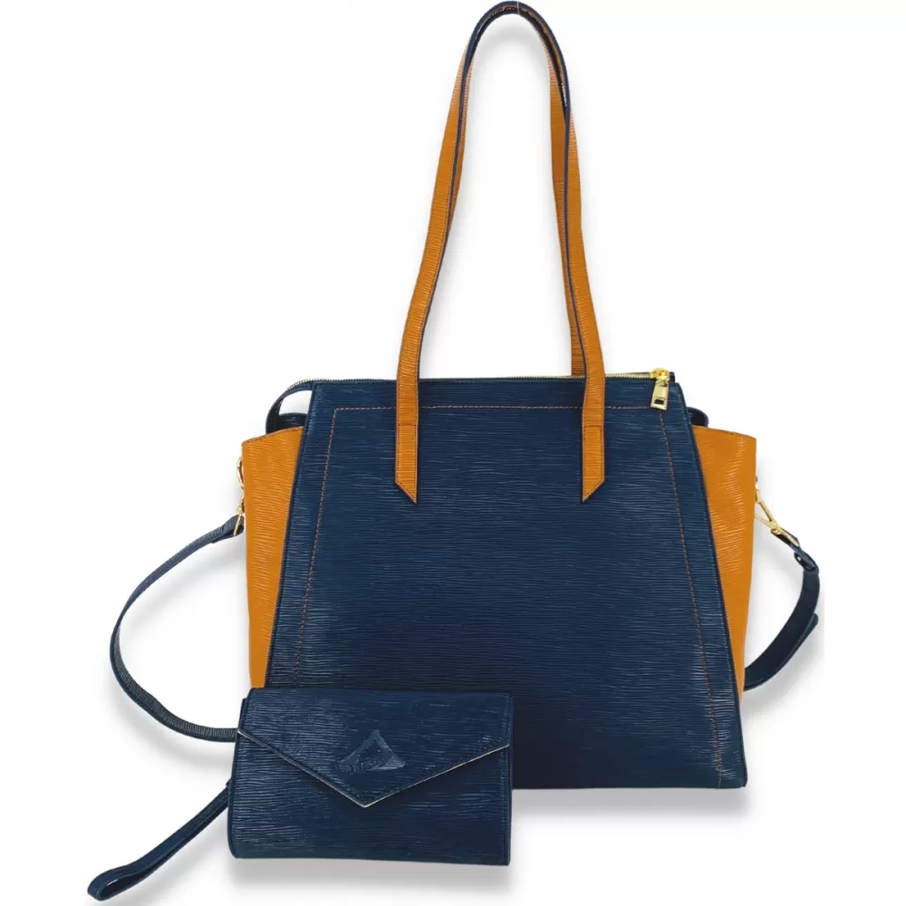 NiceAces Women’s Bala Handmade Vegan Leather Tennis Bag (Blue) 2 NiceAces Women’s Bala Handmade Vegan Leather Tennis Bag (Blue) - Image 2
