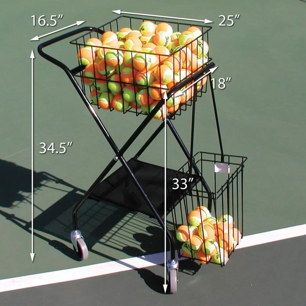 OnCourt OffCourt Mini Coach’s Collapsible Cart For Tennis & Pickleball - Image 2