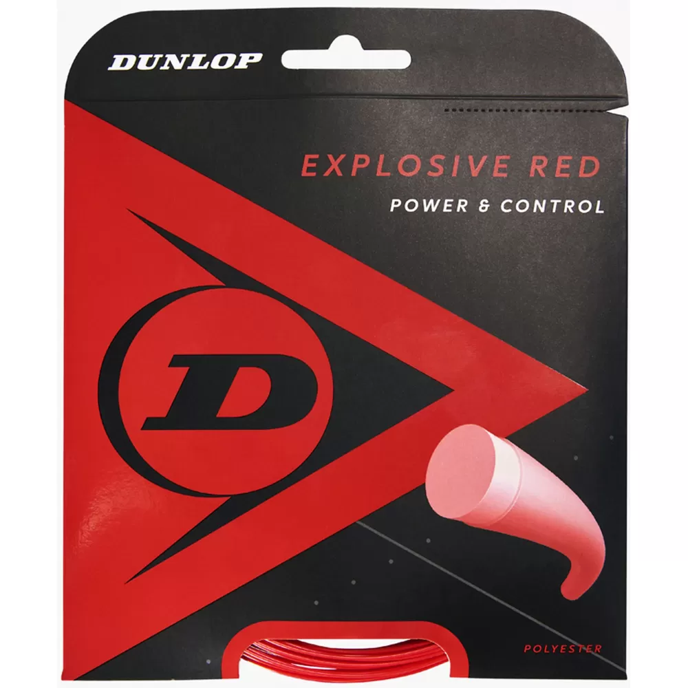 Dunlop Explosive Red 17g Tennis String (Set) 1 Dunlop Explosive Red 17g Tennis String (Set)