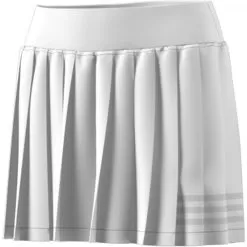 Adidas Women’s Club Tennis Pleatskirt (White/Grey)