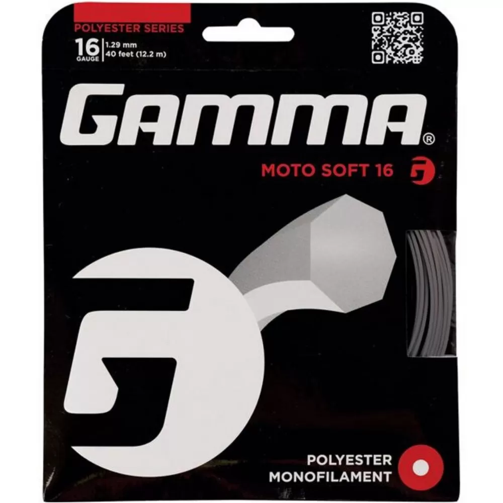 Gamma Moto Soft 17g Tennis String (Set) 1 Gamma Moto Soft 17g Tennis String (Set)