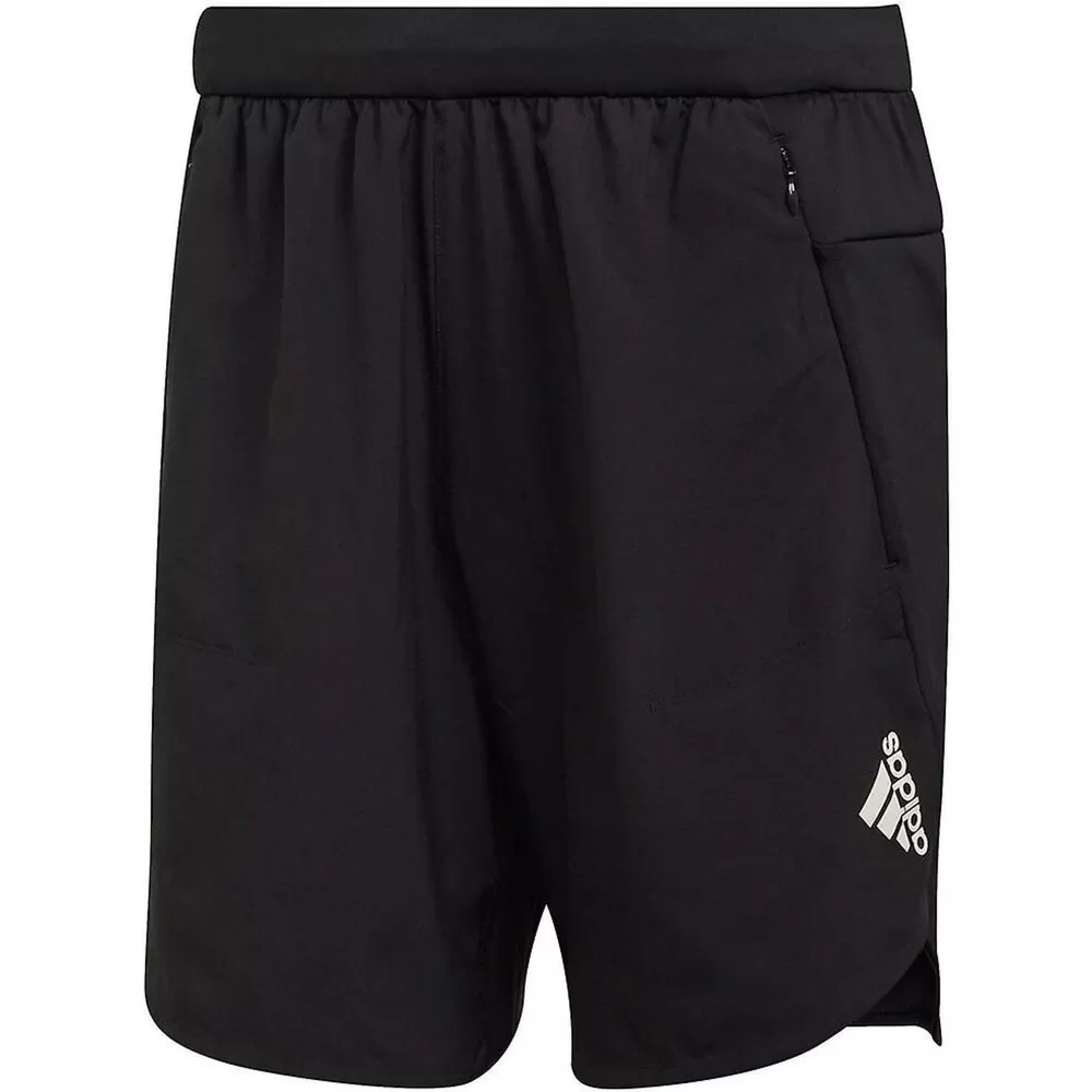 Adidas Men’s D4T All Over Print Tennis Training Shorts 9 Inch (Black)
