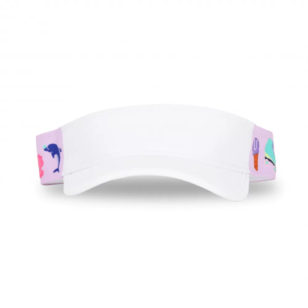Ame & Lulu Little Love Visor (Malibu Tennis) 1 Ame & Lulu Little Love Visor (Malibu Tennis)