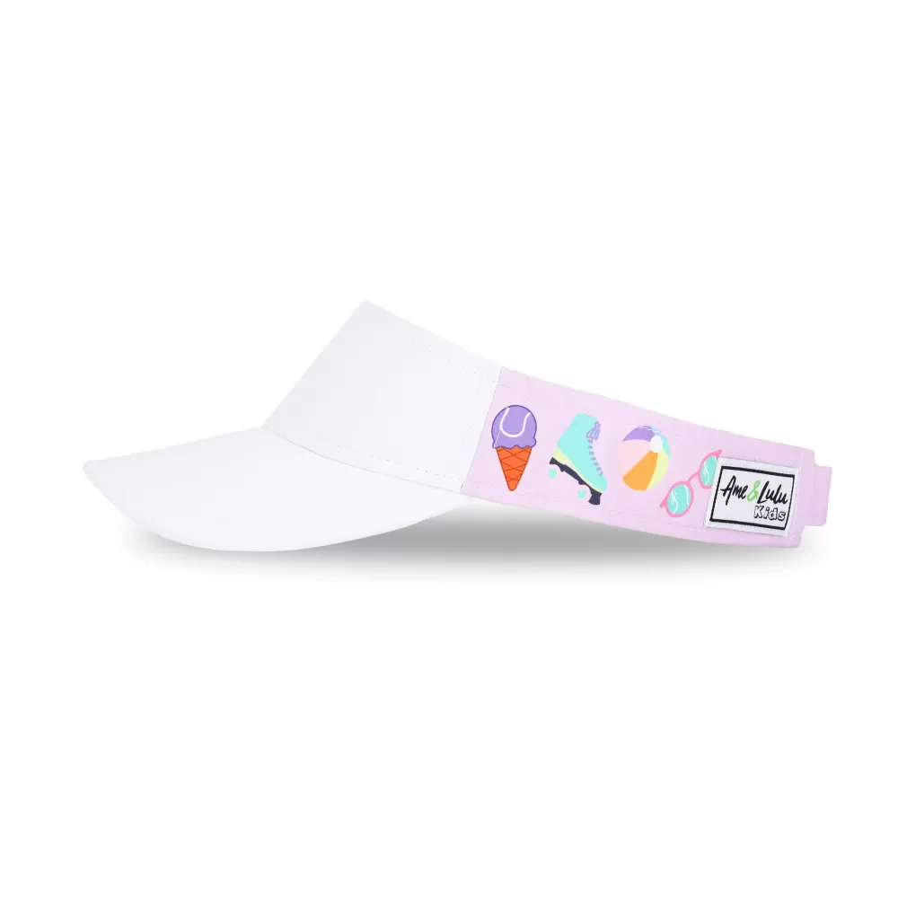 Ame & Lulu Little Love Visor (Malibu Tennis) 3 Ame & Lulu Little Love Visor (Malibu Tennis) - Image 3