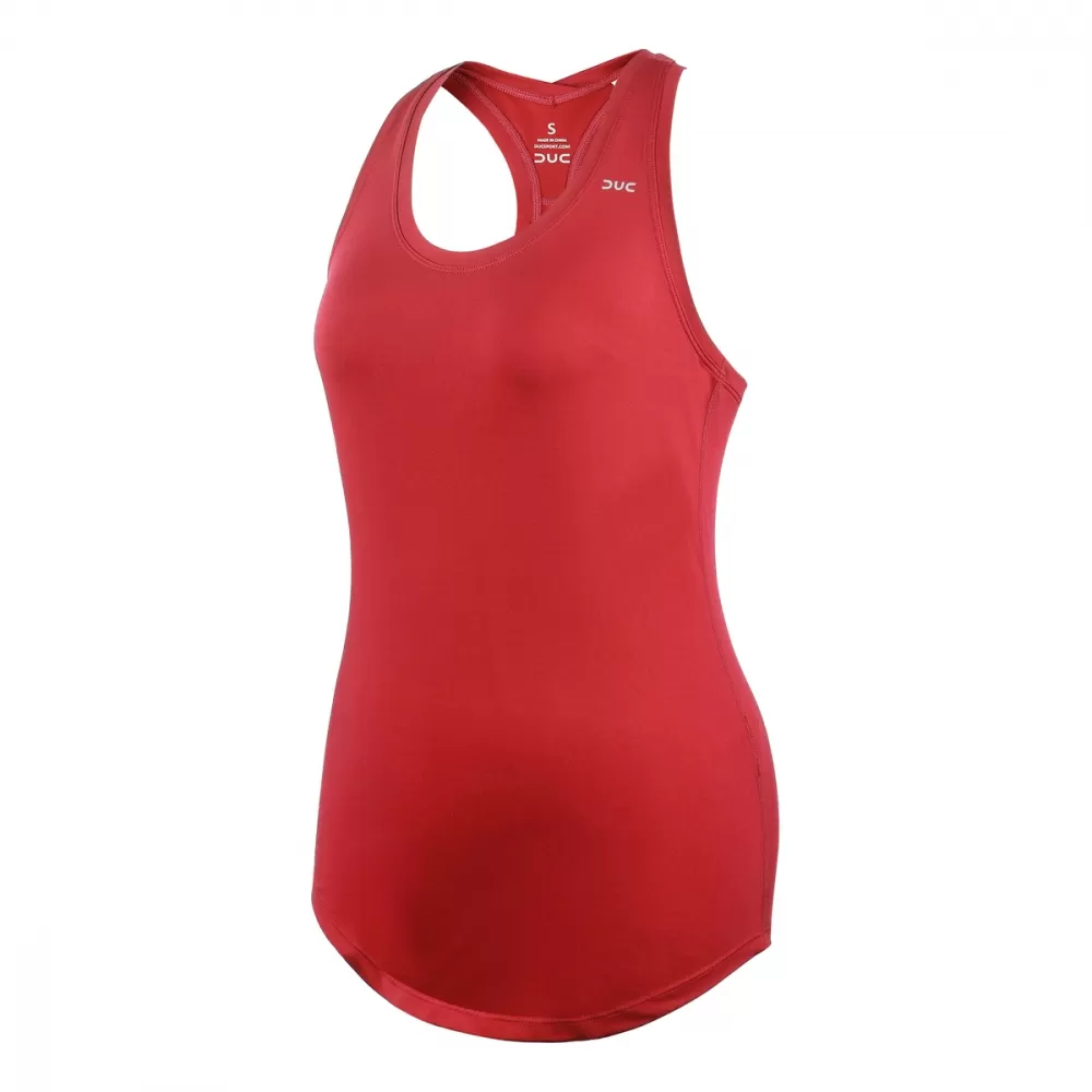 DUC Hailey Women’s Racer-Back Tennis Tank Top (Cardinal) 1 DUC Hailey Women’s Racer-Back Tennis Tank Top (Cardinal)