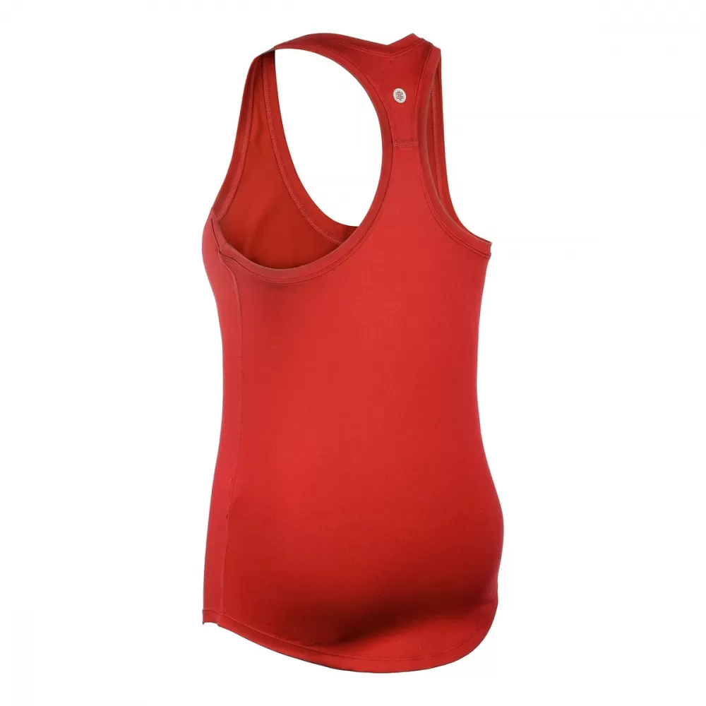 DUC Hailey Women’s Racer-Back Tennis Tank Top (Cardinal) 2 DUC Hailey Women’s Racer-Back Tennis Tank Top (Cardinal) - Image 2