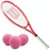 Wilson Envy XP Lite Tennis Racquet Bundled With 3 Pink Tennis Balls