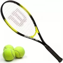 Wilson Energy XL Tennis Racquet Bundled With 3 Tennis Balls
