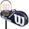 Wilson Energy XL Tennis Racquet Bundled With An Advantage II Tennis Bag