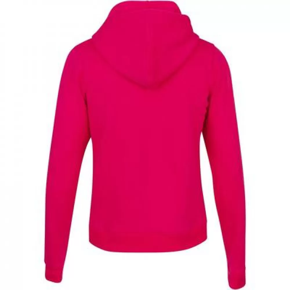 Babolat Kids’ Exercise Hooded Tennis Training Sweatshirt (Red Rose) 2 Babolat Kids’ Exercise Hooded Tennis Training Sweatshirt (Red Rose) - Image 2