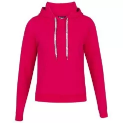 Babolat Kids’ Exercise Hooded Tennis Training Sweatshirt (Red Rose)
