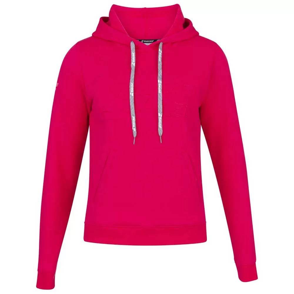 Babolat Kids’ Exercise Hooded Tennis Training Sweatshirt (Red Rose) 1 Babolat Kids’ Exercise Hooded Tennis Training Sweatshirt (Red Rose)