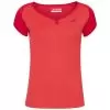 Babolat Girl’s Play Cap Sleeve Tennis Tee (Tomato Red)