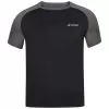 Babolat Men’s Play Crew Neck Tennis Training Tee (Black/Black)