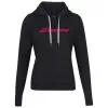 Babolat Women’s Exercise Hooded Tennis Training Sweatshirt (Black/Black)