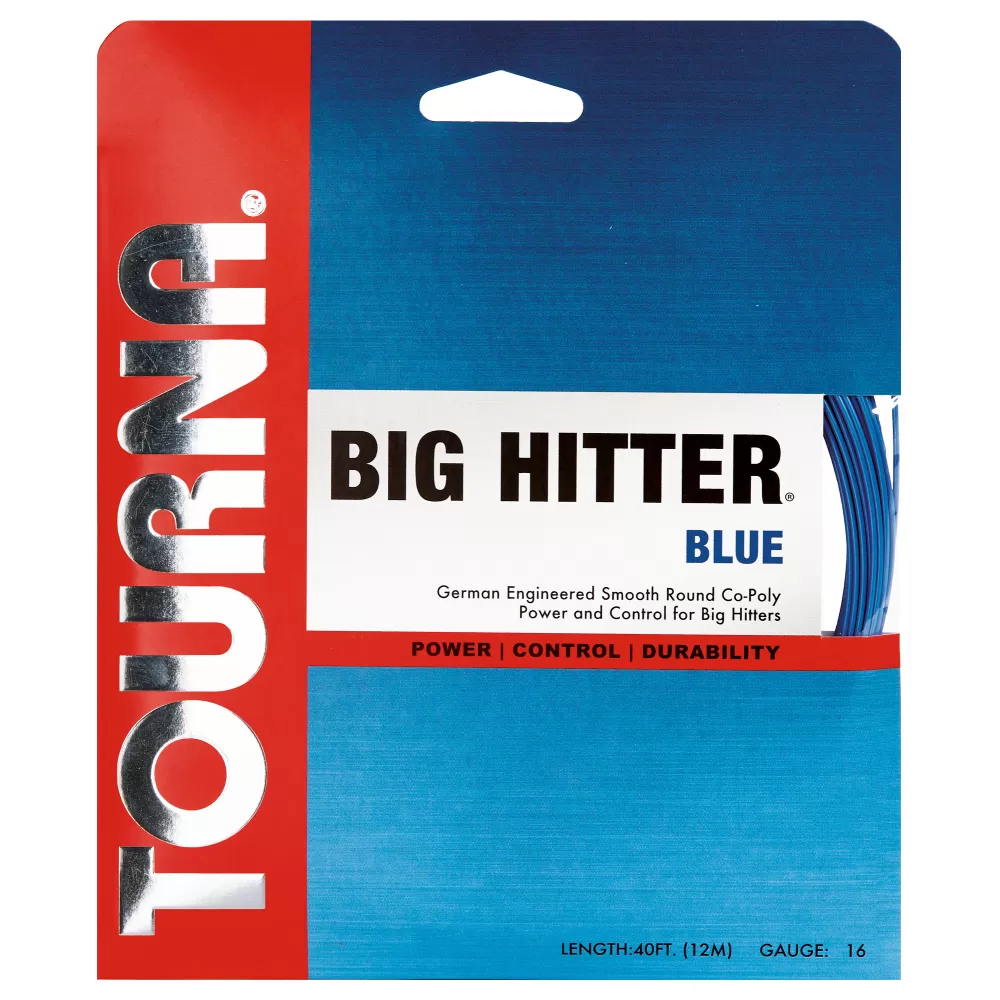 Tourna Big Hitter Blue 16g Tennis String (Set) 1 Tourna Big Hitter Blue 16g Tennis String (Set)