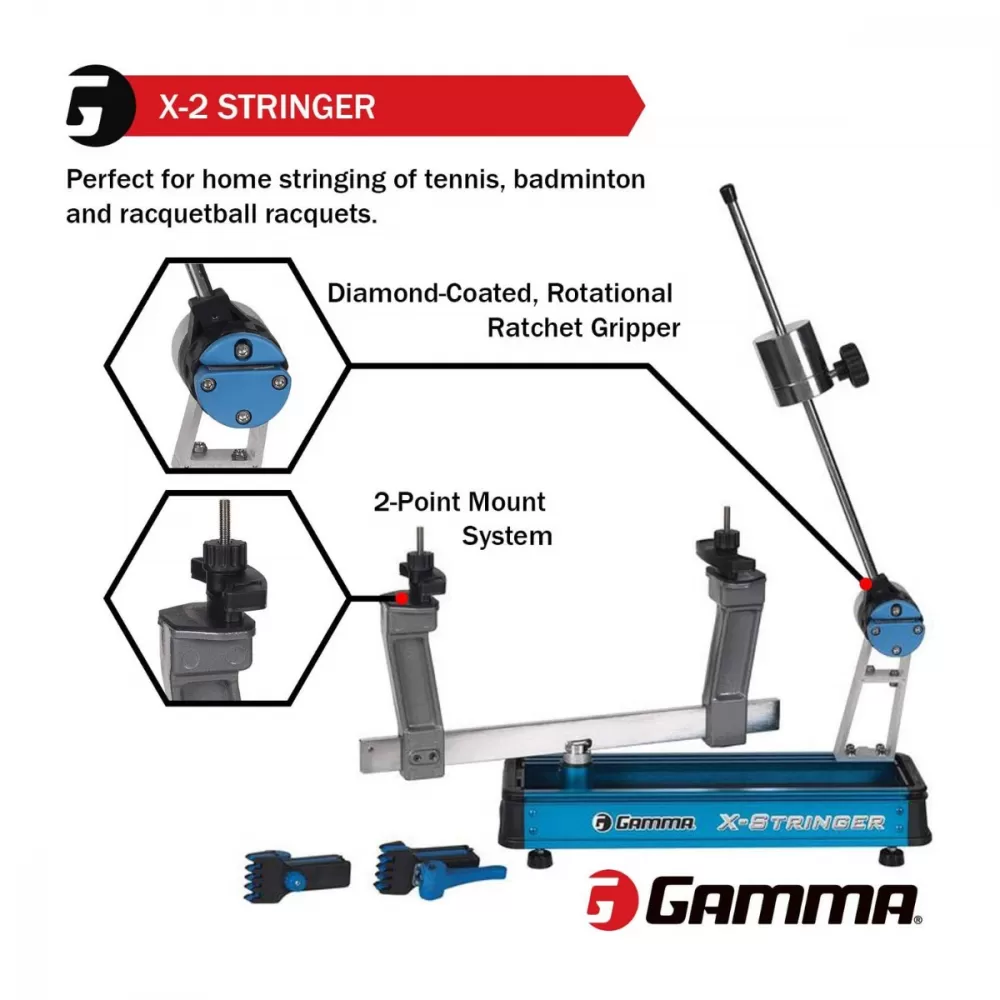GAMMA X-Stringer X-2 Tennis Stringing Machine 2 GAMMA X-Stringer X-2 Tennis Stringing Machine - Image 2