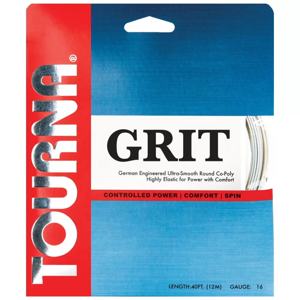 Tourna Grit 17g Tennis String (Set) 1 Tourna Grit 17g Tennis String (Set)