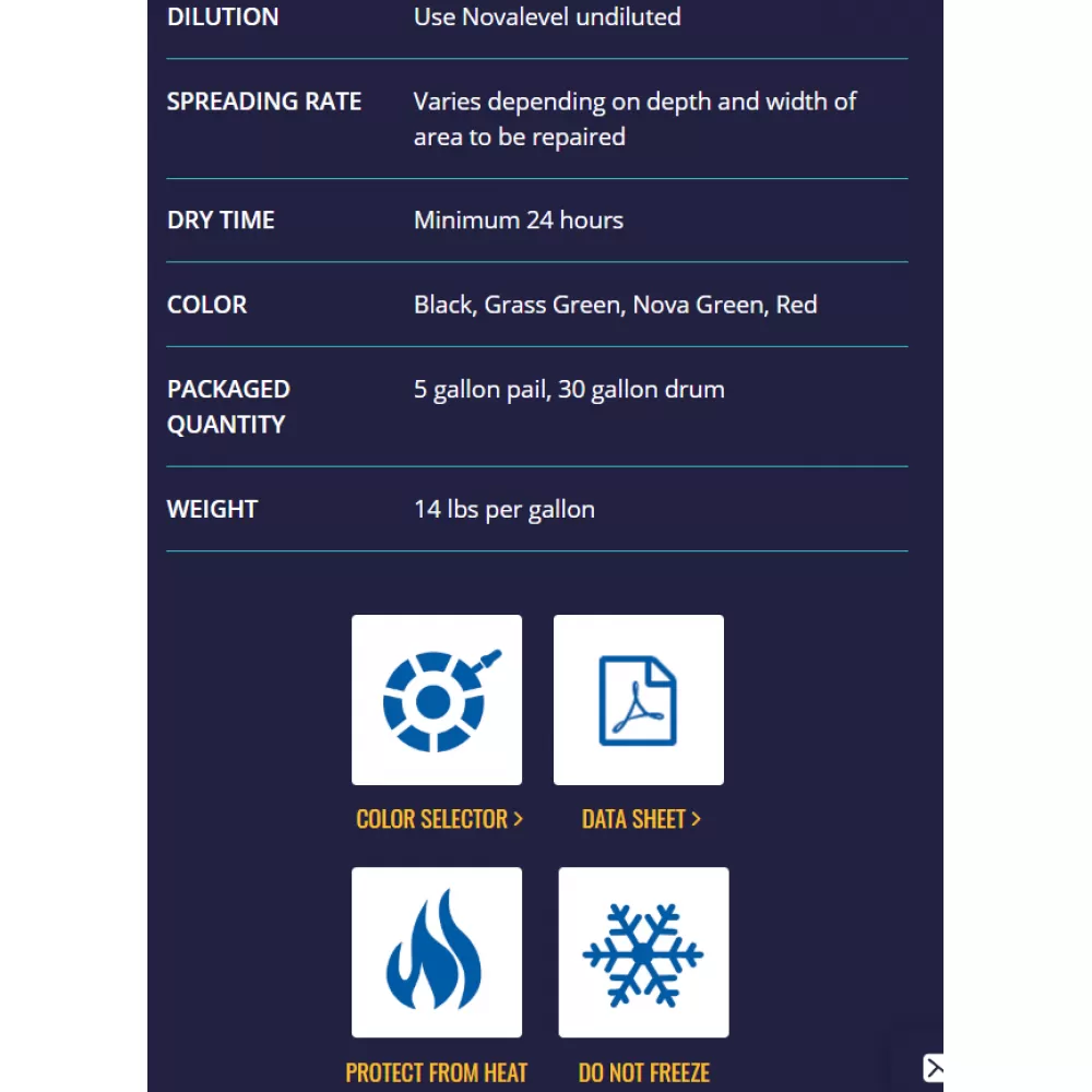 Nova NovaLevel Tennis Court Leveling Compound (5 Gallon Pail) 2 Nova NovaLevel Tennis Court Leveling Compound (5 Gallon Pail) - Image 2