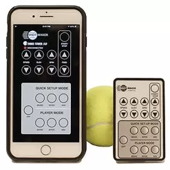 Sports Tutor Shotmaker Mini Player Tennis Ball Machine -Dreams of Tennis ttsmmd remote shotmaker wireless remote and bluetooth connected app 1 1000 1000