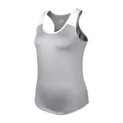 DUC Christie Women’s Tennis Tank (Silver/White) [SALE]