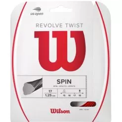 Wilson Revolve Twist 17g Red Tennis String (Set)